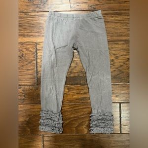GUC gray Persnickety leggings. Girls size 3
